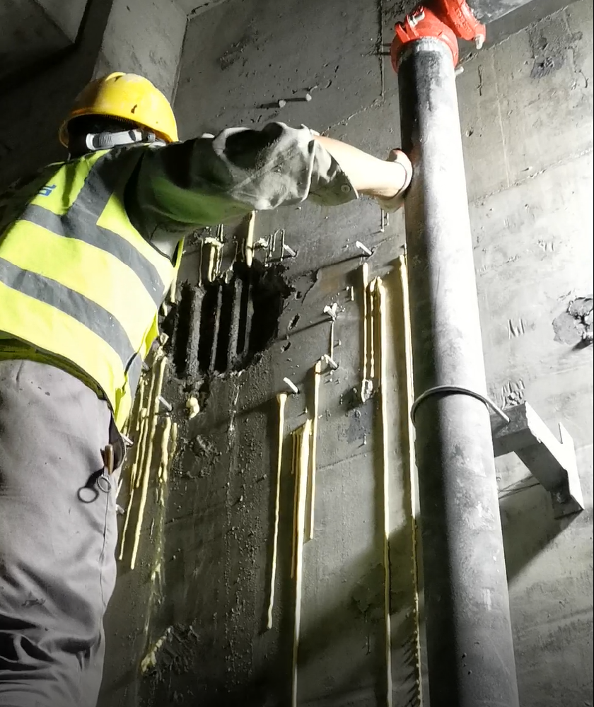 地下室剪力墙防水补漏