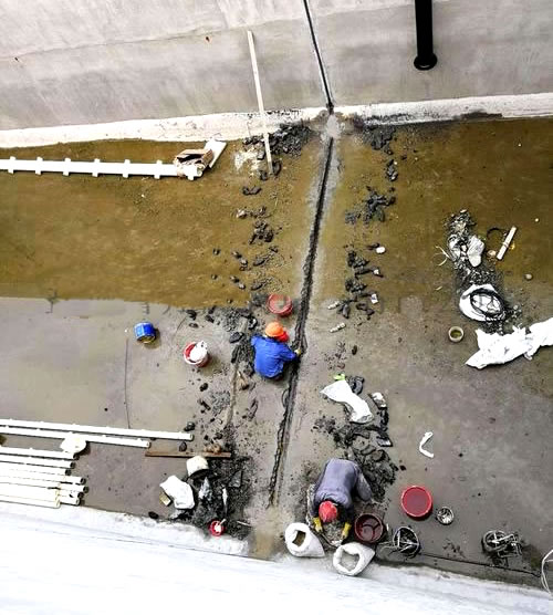 隧道变形缝堵漏