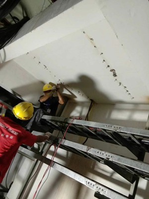 地下室顶板防水补漏